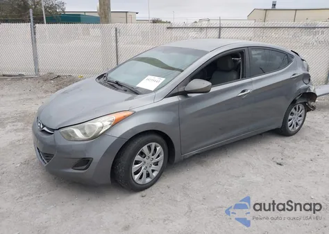 2012 Hyundai Elantra Gls из США, поврежденный, VIN 5NPDH4AE3CH091655
